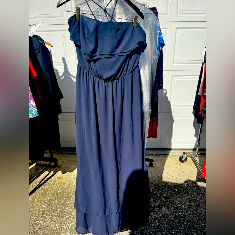 H&M Navy Blue Halter Dress
